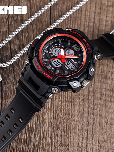 Skmei 1498 Черные/Красный часы наручные детские